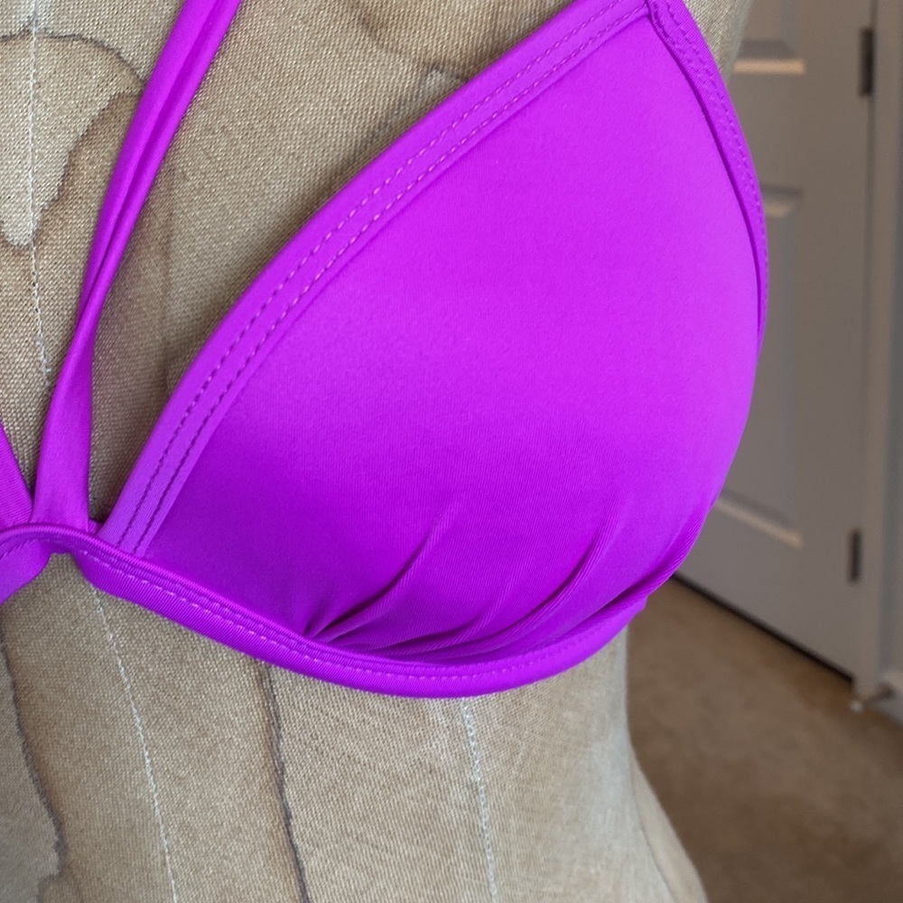 Venus Purple Strappy Cage Bikini Top 34D - Picture 5 of 8